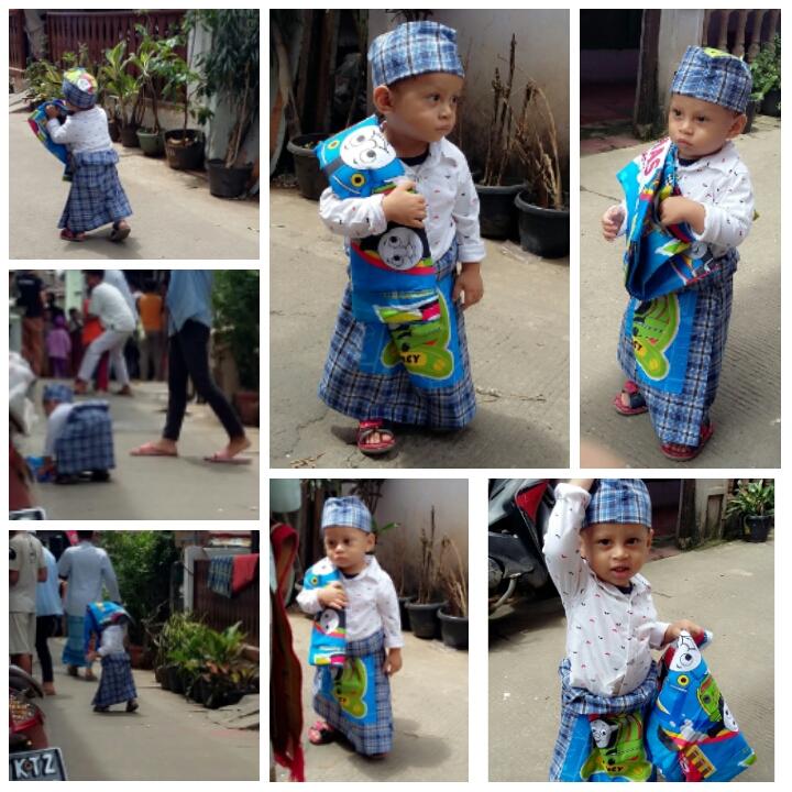 winda_al's tweet photo. Mau awooh katanya ke mesjid. subhanallah anak umur sgni udh ngerti sholat jumat ke mesjid. Semoga jd ank yg sholeh. http://t.co/LuljFZrKaJ