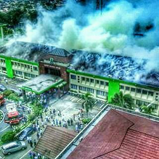 Kebakaran di Kantor Walikota Bekasi