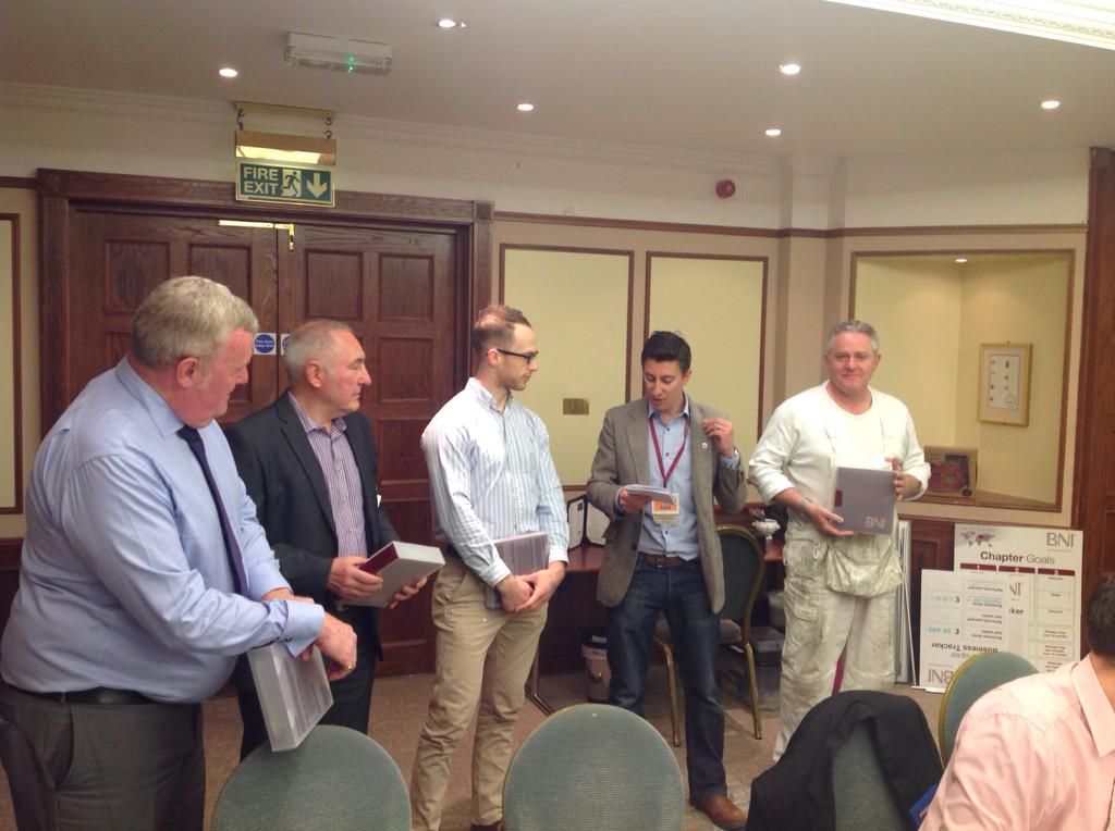 Four new members of Intrepid this morning!! #worthgettingupfor #bni