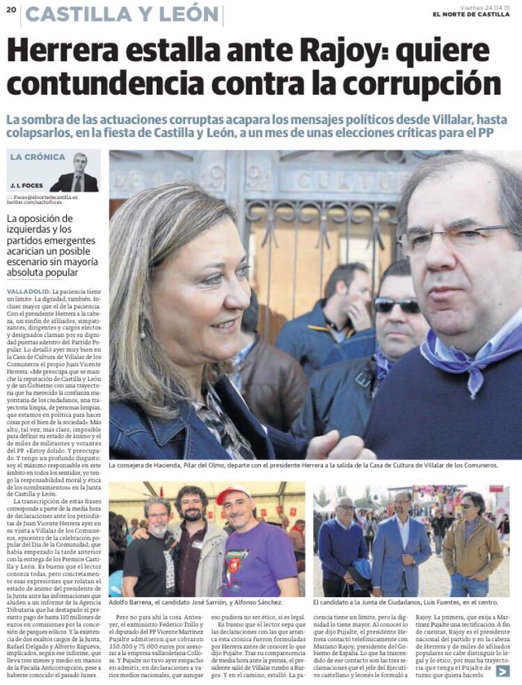 luistudanca's tweet photo. Herrera es un malabarista. Acorralado, dice que la culpa de la corrupción del PP de Castilla y León es de...Rajoy http://t.co/EO3n9uQVPj