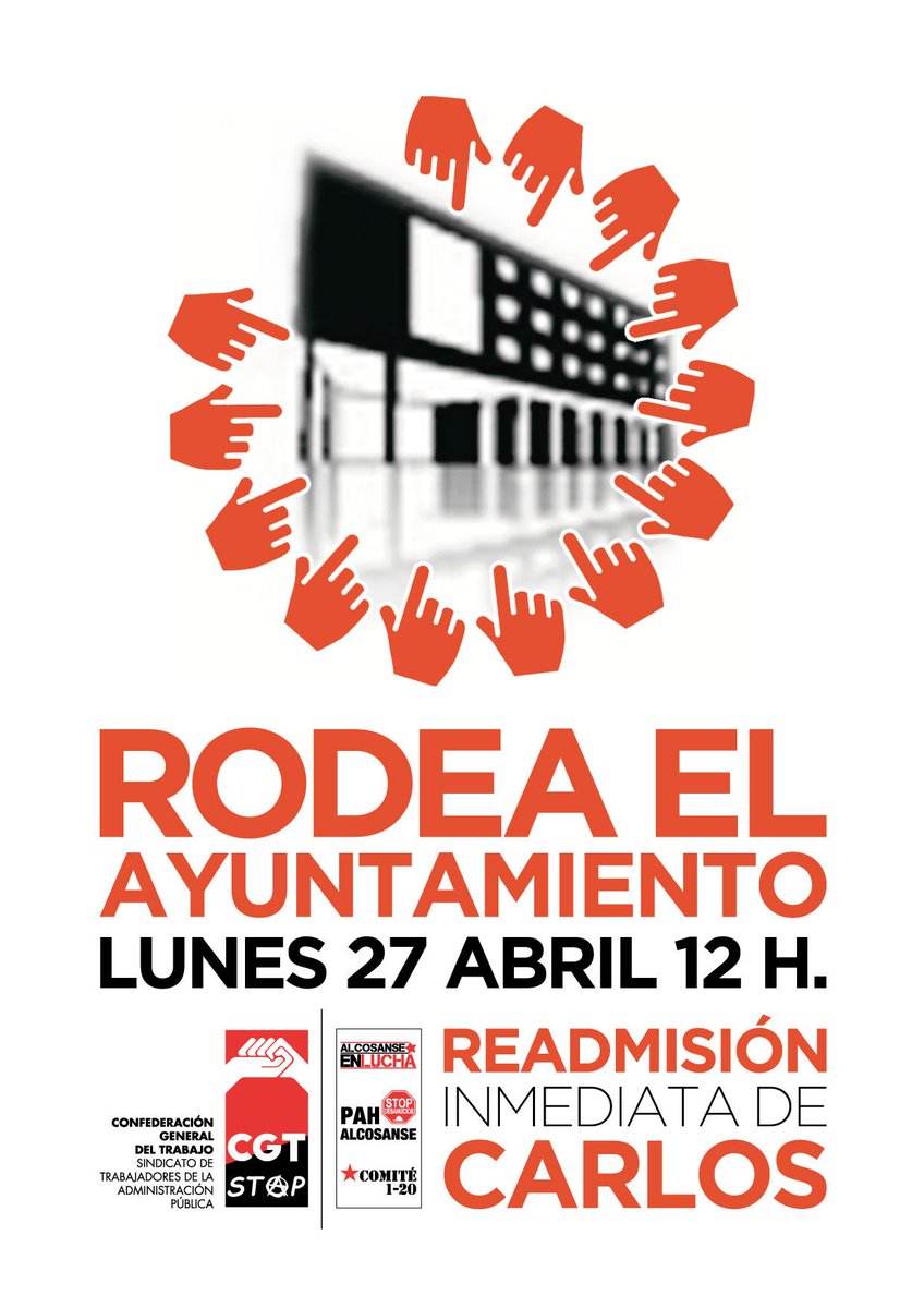 SoliStapAytoMad's tweet photo. Hemos conseguido UNIDAD social, sindical, vecinal y política en #Alcobendas para exigir #VinuesaACATA http://t.co/s6XSXxlxKY