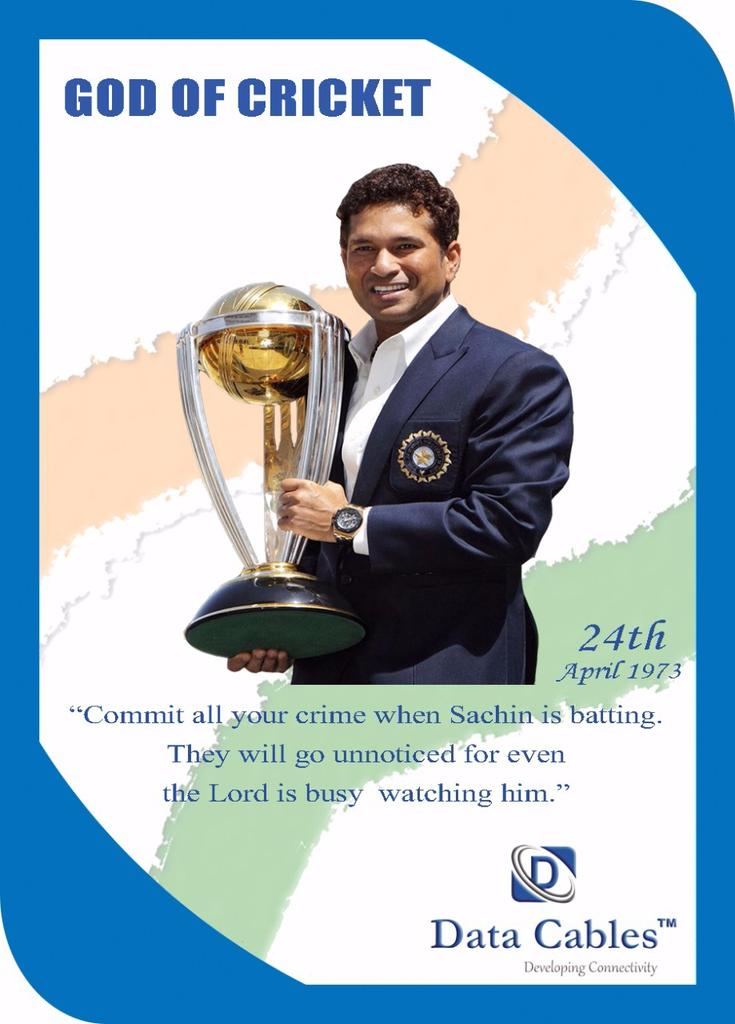 dcguptaews's tweet photo. Happy birthday to sachin http://t.co/ZGDCCfCFWU
