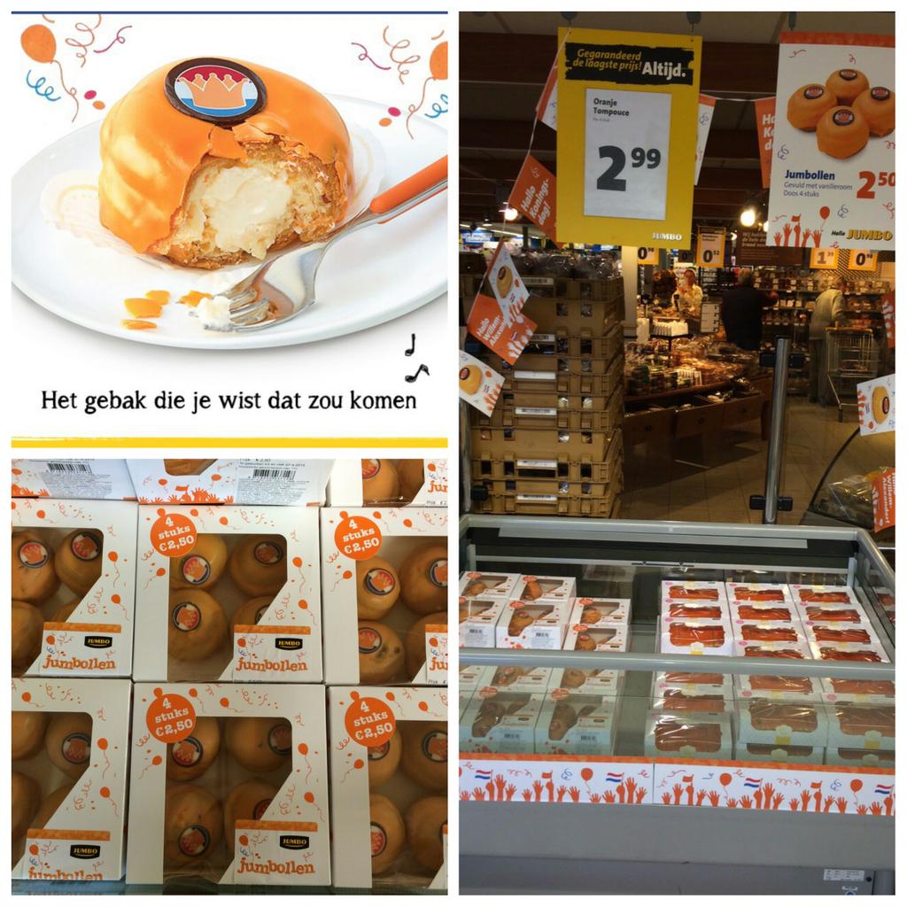 Het #gebak die je wist dat zou komen. Hallo #koningsdag Hallo #Jumbo