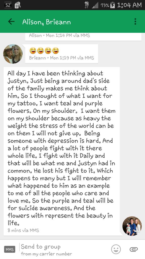 ashhhole101's tweet photo. Now to find an artist that can bring my idea to life. #tattoos #SuicideAwareness #ripjustyn http://t.co/gNodAB3xey