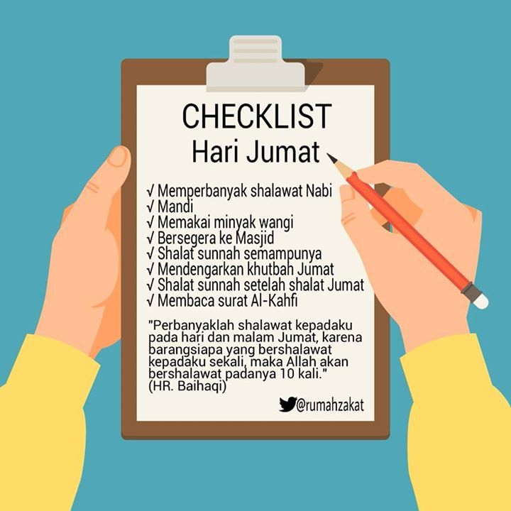 hayoo udah semuanya belum? #JumatBerkah
