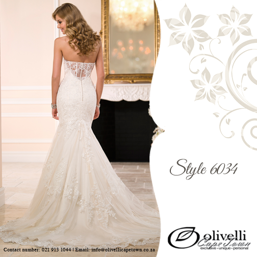 This beautiful #StellaYork is made from corded Lace on buttery soft satin. Book your fitting! 021 913 1044