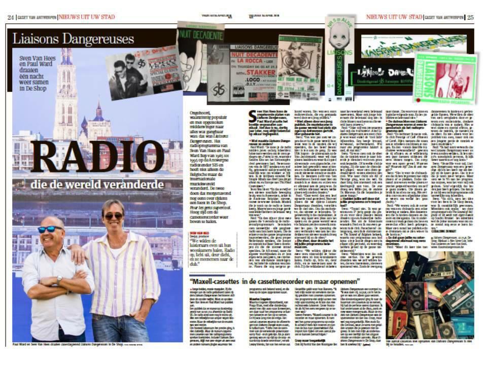 LiaisonsDang's tweet photo. Great double spread article in the Gazet van Antwerpen (editie Stad) ! http://t.co/tiAZeBIgOL