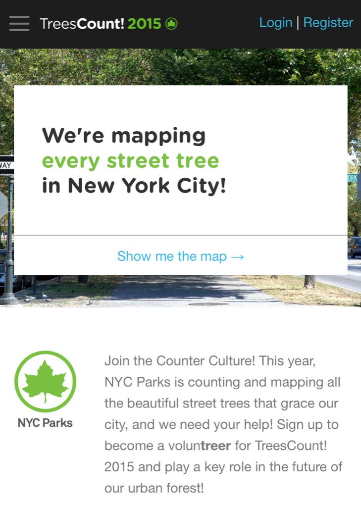 jackiewtlu's tweet image. happy #ArborDay ! we launched our #TreesCount2015 web app today to celebrate - nyc.gov/parks/treescou… @nyctreescount
