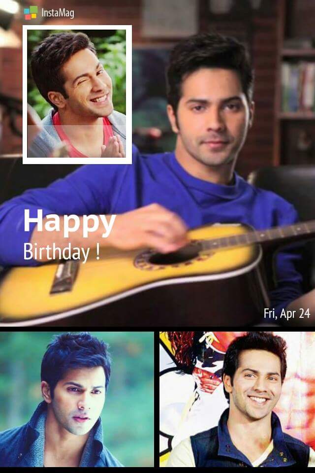 Happy Birthday Varun Dhawan Made By: Aryan Agarwal ^-^ 