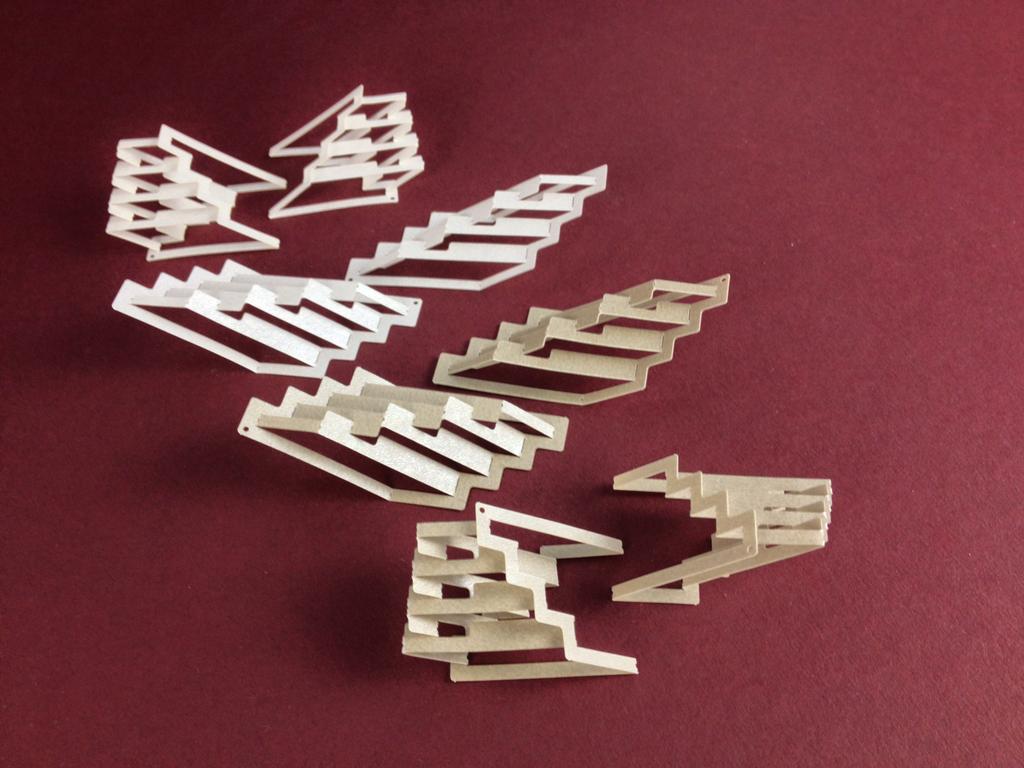 FoldForm's tweet photo. #FoldForm #earrings #accessories #design #popup #popupology #papershapers #kinetic #kiriorigami #geomteric #london http://t.co/hYhgjvqlhc