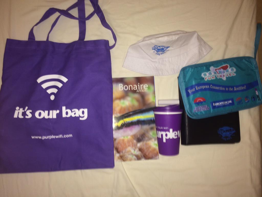 ComstorUK's tweet image. @PurpleWiFi have got us all the essentials with some fantastic branding! #WYWHCOMSTORUK #Bonaire