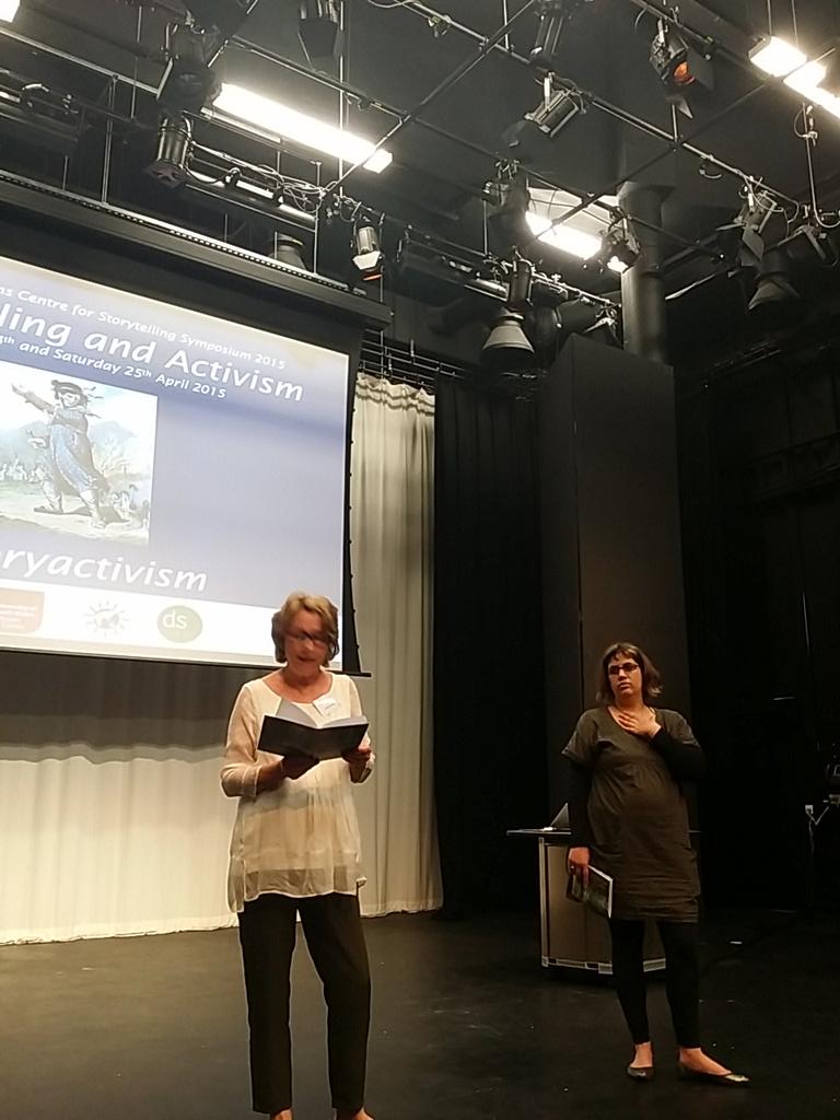 Start of Storytelling and Activism conference!