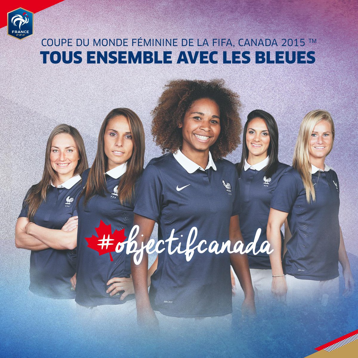 SportBuzzBizz's tweet photo. La @FFF lance la campagne de communication avec #ObjectifCanada ! http://t.co/lS2lnGnVPi #Canada2015 #AllezLesBleues http://t.co/1P1EqqEKIp