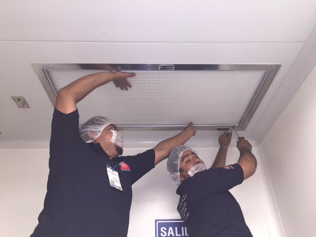 Luftechnik on Twitter: "Instalacion de Filtros HEPA e instalación de