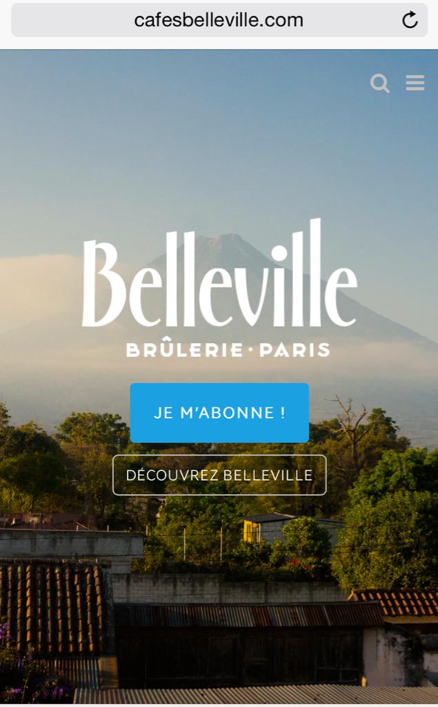 And we're live! cafesbelleville.com #v3