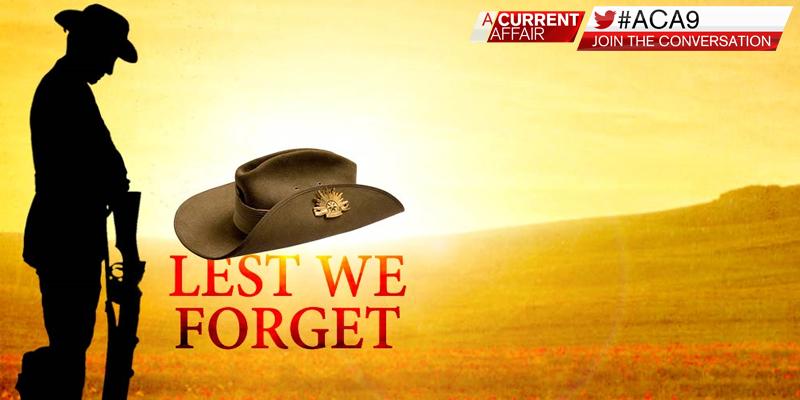ACurrentAffair9's tweet photo. NOW, a special #AnzacDay tribute, as @camjwilliams reports while on his very first trip to Gallipoli. #ACA9 http://t.co/3Gs0AiksKq