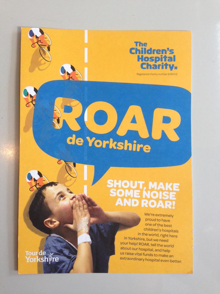 Evolutionprint's tweet photo. We're joining the ROAR! One week to go till our charity bike ride!! @SheffChildrens #ROARdeYorkshire #teamtheo #174K http://t.co/7GJ7nGrLcE