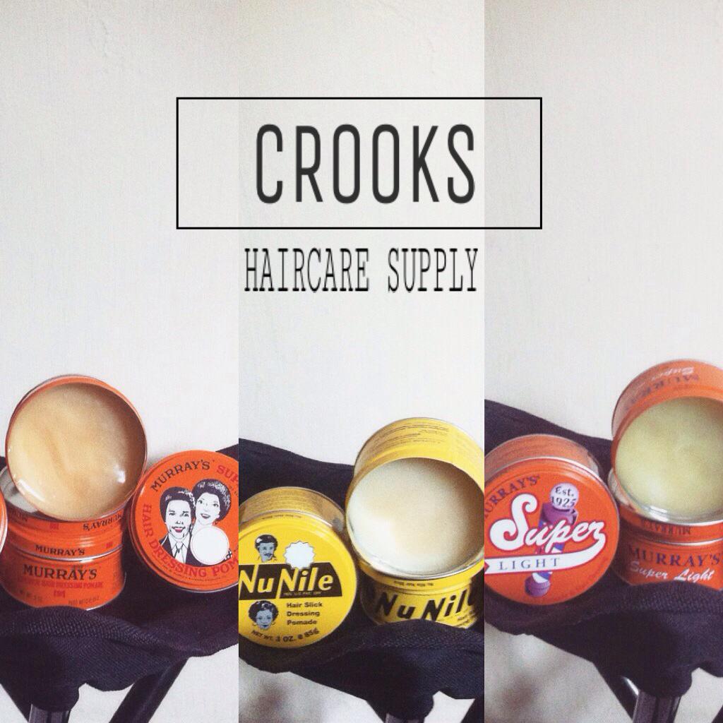 This month : Murray's Pomade 💈✂️
Follow us on Instagram <a href="/CrooksPomade/">Crooks Pomade</a>