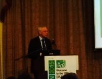 Arthritisie's tweet photo. Hans Bijlsma says "put the patient centre to every treatment" #pare2015 @eular_org http://t.co/3qY4jEcoYf