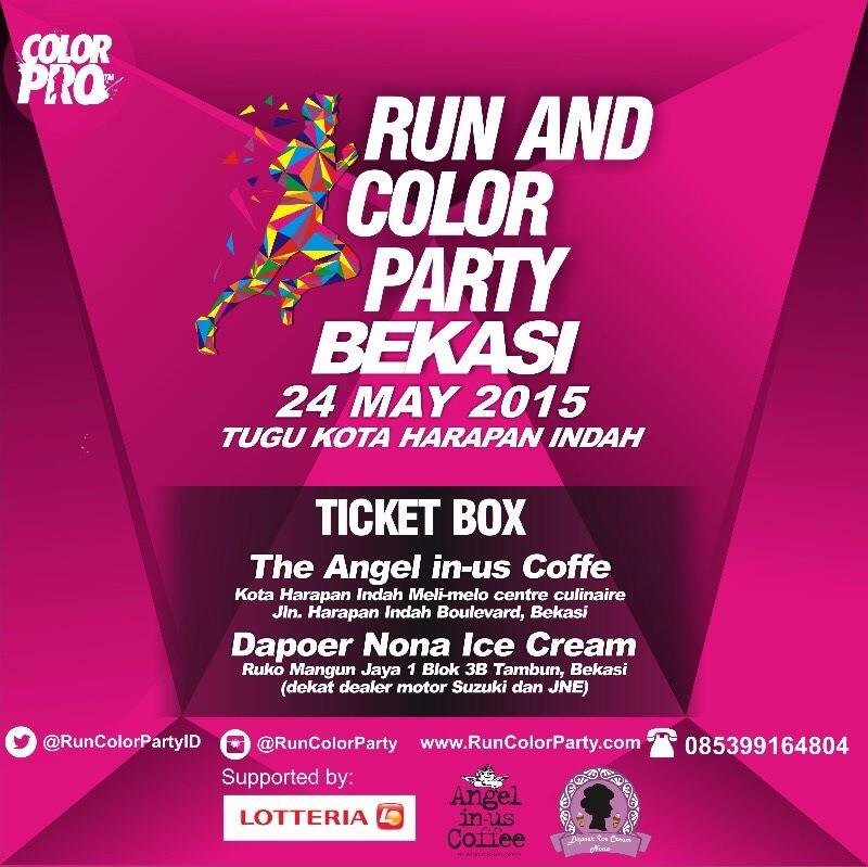 RunColorPartyID's tweet photo. Buruan Tiketnya Bekasi 
- Dapoer Nona Ice Cream, Ruko Mangun Jaya I Blok 3B Tambun Bekasi (dekat dealer motor Suzuki) http://t.co/s7lqwzcLap