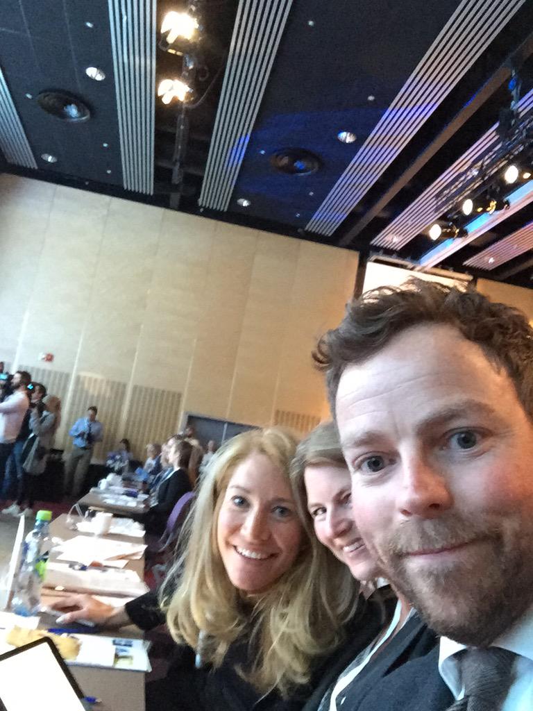 konservativ's tweet image. Tilbake etter første bolk med pappaperm. Nå #hlm15 m bla @LeneConradi @JBrodtkorb