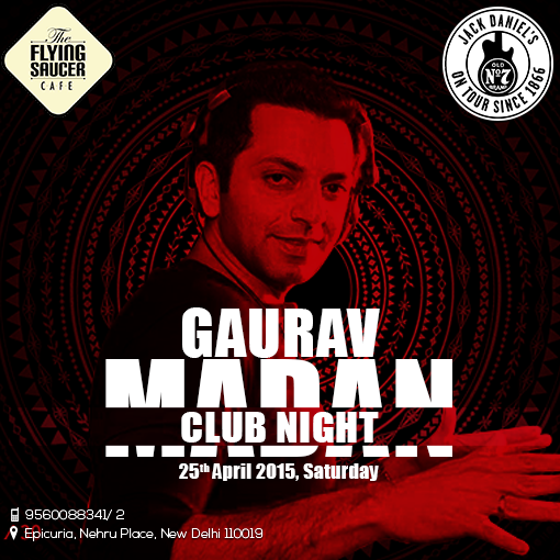 TFS_Cafe's tweet photo. Get your #dancing boots on and get ready to #rocked by the sensational DJ Gaurav Madan live at @TFS_Cafe 
 #party http://t.co/ZCmYcMZCnO