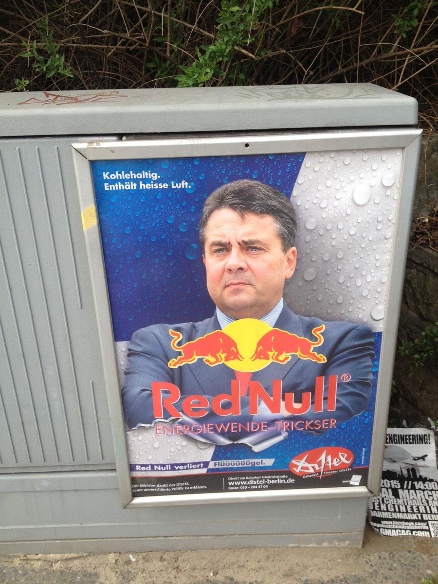 peter_temel's tweet photo. #RedNull, gesehen in Berlin. Distel teilt aber in alle Richtungen aus, wie hier nachzulesen: http://t.co/hYybcVHZq1 http://t.co/BjljbvtJHr