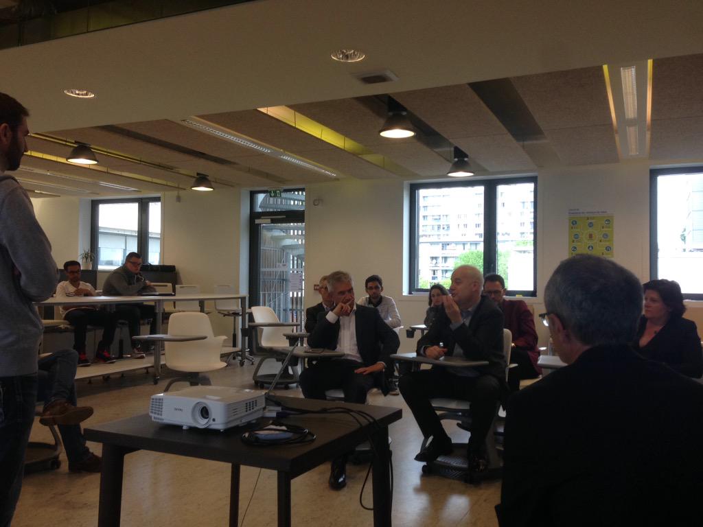 sonsonapp's tweet photo. In DA place @cantinebtatours w/ @orange @BrunoMettling  @EtienneBordry @c_naulet #ToursTech #Tours http://t.co/RFEmcmeQ1m