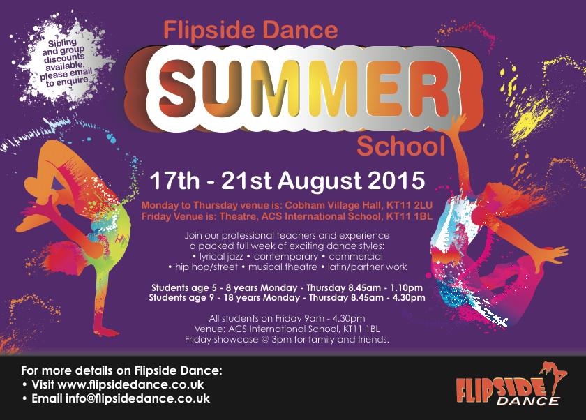 FlipsideDance's tweet image. @HallCobham Summer Dance at CVH this August with fantastic teachers, book at flipsidedance.co.uk to gain a place.