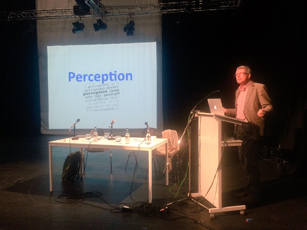 FormaArtsMedia's tweet photo. "It's perception that separates us from cameras. We cannot see objective reality" Bas Verplanken follows #MarkBoulos http://t.co/3sKnZ7xNGu