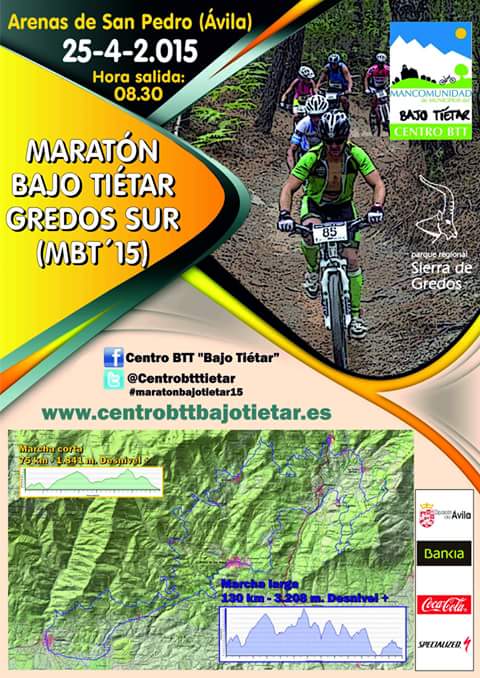 cchumanes's tweet photo. Agenda fin de semana: -Maraton Bajo Tietar 2015 -Ruta Popular Primavera @cchumanes -IX Encuentro MTB Tendilla http://t.co/LYKQbONQsR
