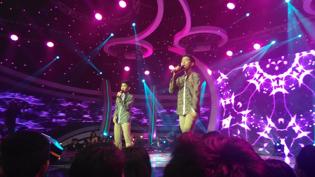 Indosiar's tweet photo. Ada duta #DAcademy2 juga nih, mana suara fansnya @DA2_Ridho @DA2_Rizki ? http://t.co/0BrZ6Uq75i