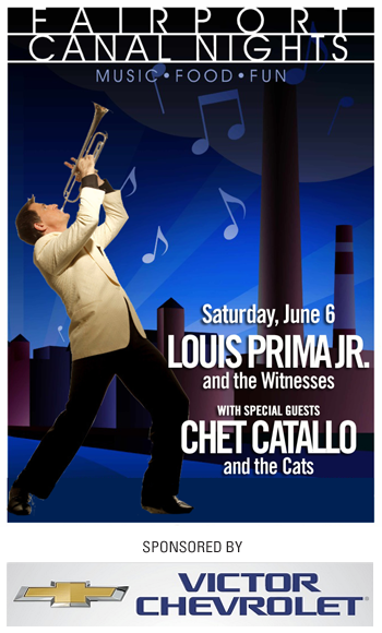 Fairport Canal Nights announces Louis Prima Jr. with guest Chet Catallo! Tickets:
#jazz #ROC
 ow.ly/M1pEO