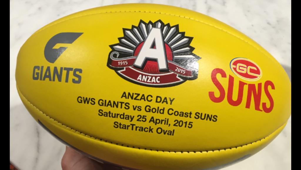 lambose4's tweet image. What an honour it would be to be apart of the @GWSGIANTS V Suns match tomorrow. #Anzac's #StayedTheCourse #Courage