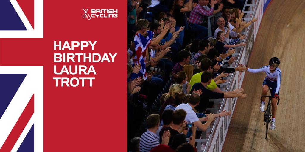 Huge high five and happy birthday to Laura Trott - have an amazing day! 