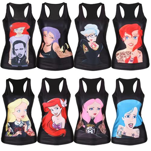 TodoRopaMadrid's tweet photo. Camisetas princesas disney tirantes 12€ http://t.co/huFeZIMFSL