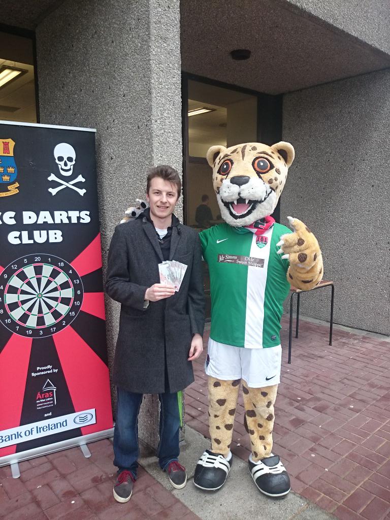 uccdarts's tweet photo. Less than 30 tickets left after only 20mins. Definite sell out expected #corkythecheetah http://t.co/nx2aeUiqQU