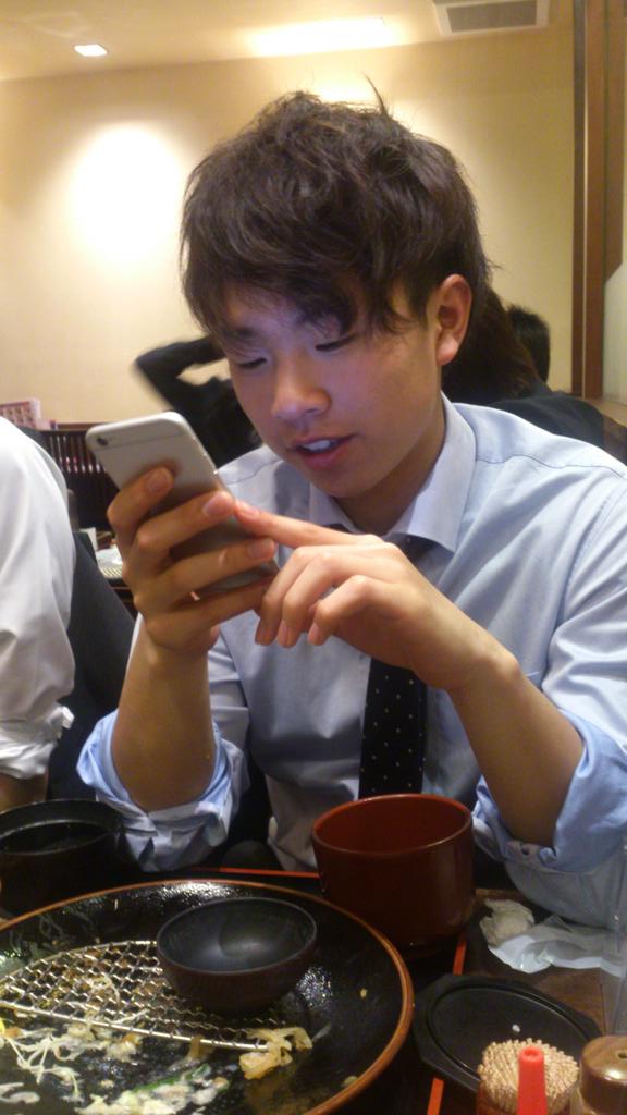honsengumi's tweet photo. 佐藤達郎さんと一緒です http://t.co/nvCiQwvclY
