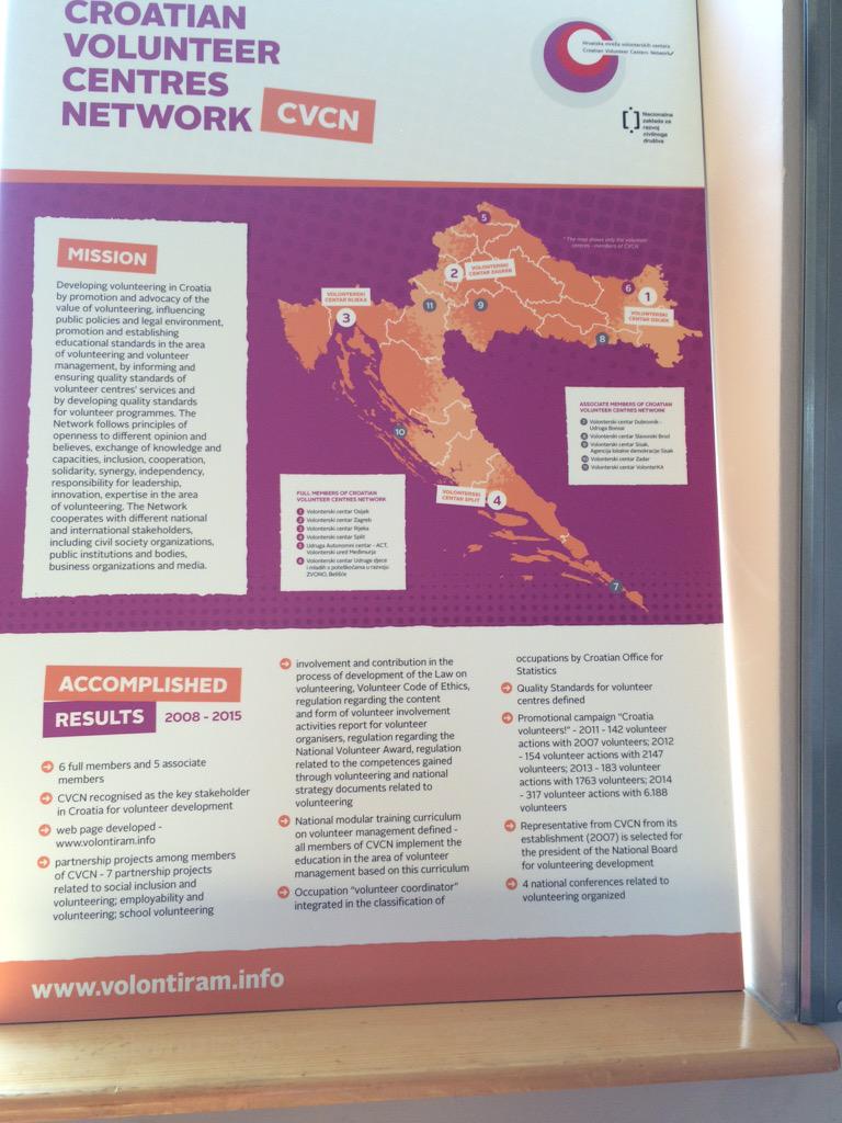 WendyOsborne9's tweet photo. Thanks to Croatian colleagues for the great community venue and their warm welcome #CEVcapacitybuilding http://t.co/XGJVfkXDU7