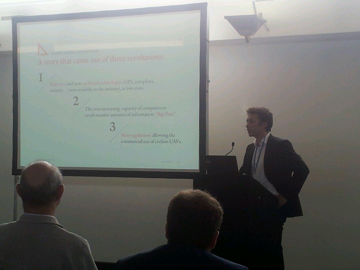 SkyTECHMapping's tweet image. Thibaut Miquel of @redbirdgroup speaking on network supervision &amp;amp; quarry monitoring #drones #UAV