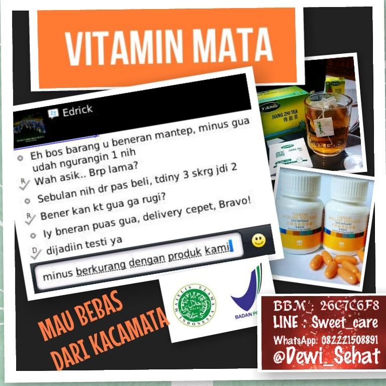 Dewi_Sehat's tweet photo. Vitamin Mata.Smbuhkan mata minus, plus, silinder, n katarak. Sdh banyak testimoni cinn. Pin:26c7c6f8 WA: 082221508891 http://t.co/N48jg7cMcy
