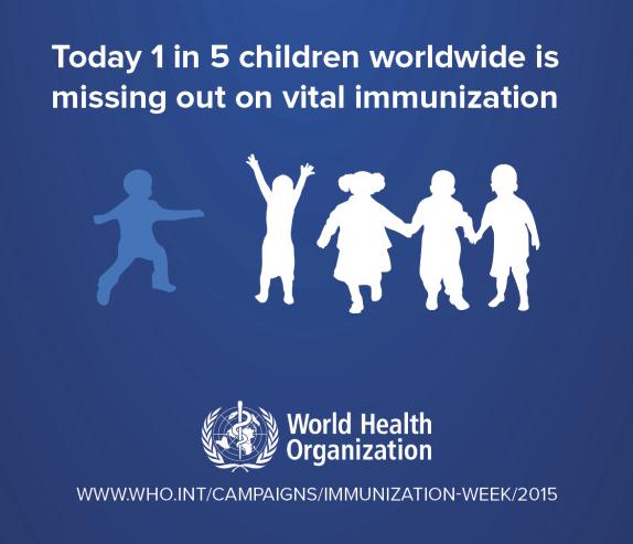 World Immunization Week starts today!
Close the immunization gap, #VaccinesWork goo.gl/63yQF0