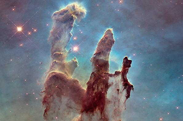 TheEconomist's tweet image. Happy birthday #Hubble! The space telescope turns 25 today. Some of Hubble's greatest hits econ.st/1GpYONI