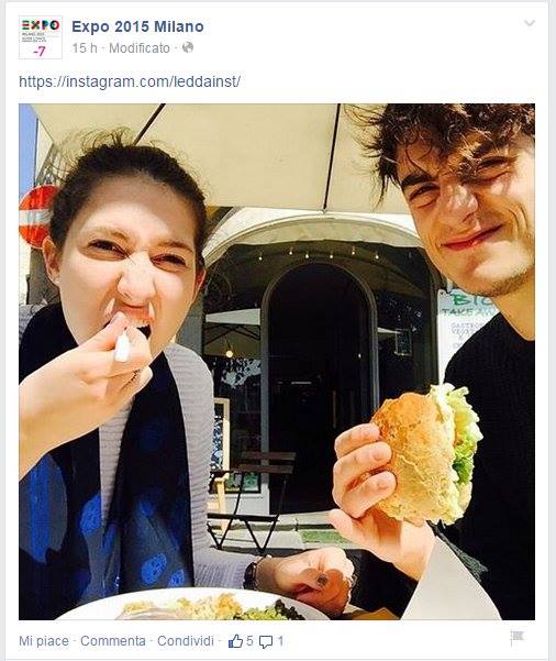 Robbb85's tweet photo. La fanpage @Expo2015Milano pubblica una foto privata. Qualcuno non ha scollegato l'account? #ExpoFail #social #fail http://t.co/Ik4vFpeRqD
