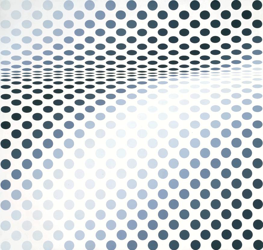 Happy birthday Bridget Riley! \Hesitate\ one of our top 30 works Britain  