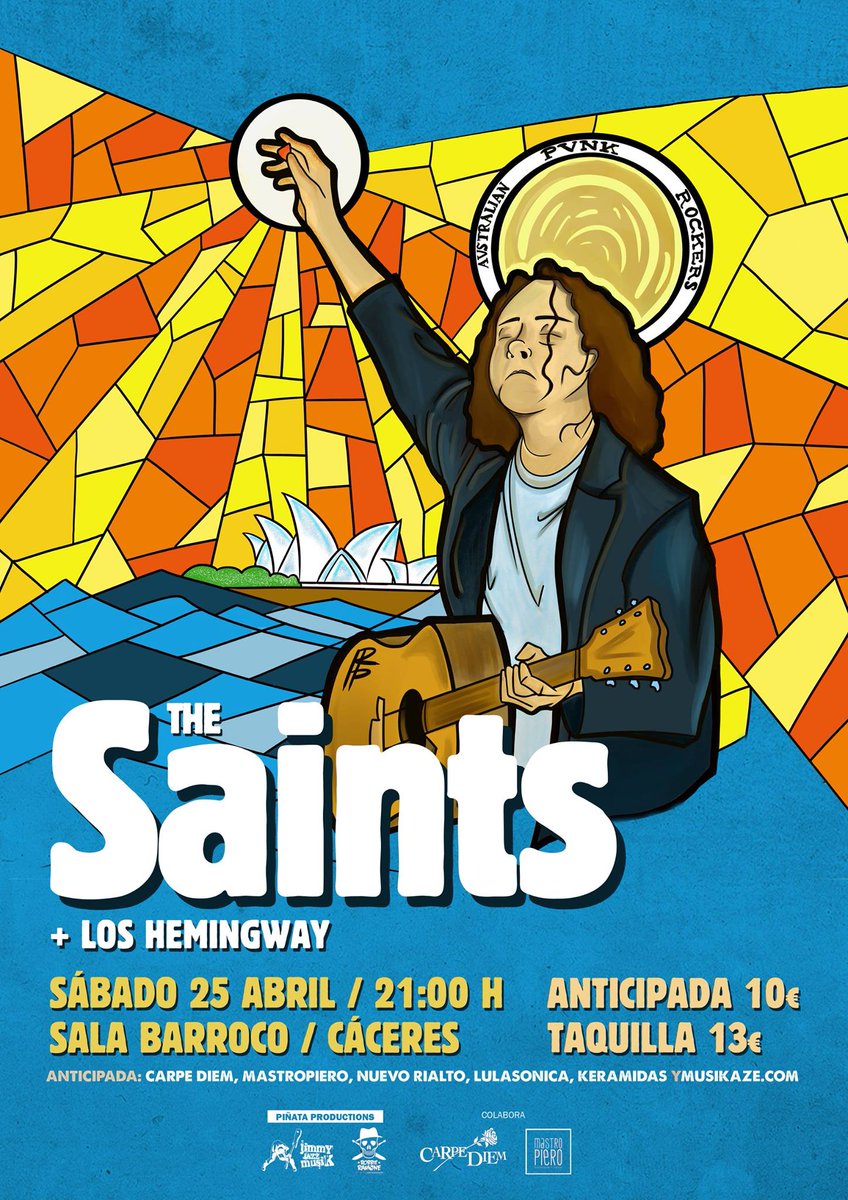 loshemingway's tweet photo. Mañana en @SalaBarroco, @loshemingway, actuaremos junto una de las bandas pioneras del punk de los 70 @TheSaintsKOTS http://t.co/IAOgOwczNA