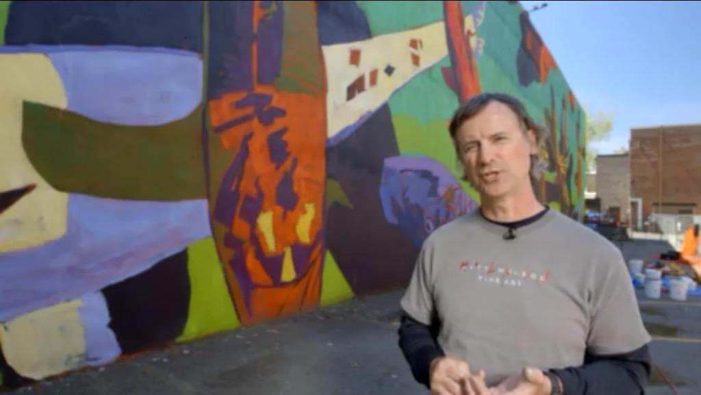 absolut_zer0's tweet photo. Here is the video chronicling the creation of the mural. https://t.co/Tc5RbQoH12 #CreativeCorridorLR #ARnews http://t.co/UBbSpfY3kp