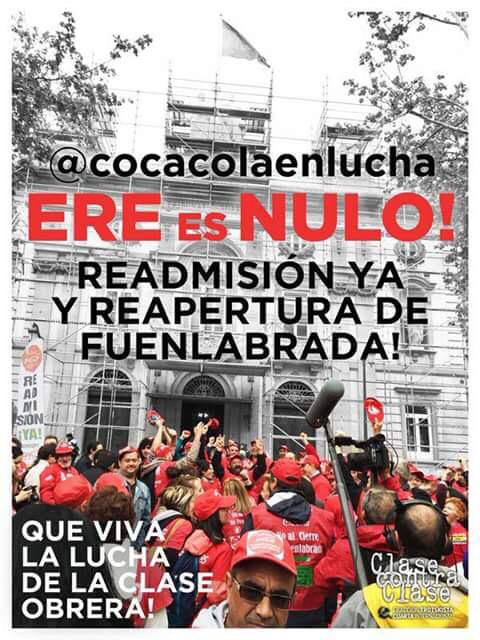 BeatrizAndrino's tweet photo. #CocaColaNoAcataSupremo #BoicotCocaCola Que cumplan la sentencia ERE NULO y #READMISIONYA @pablomv0125 @peppeitorr http://t.co/kfDYErZwCh