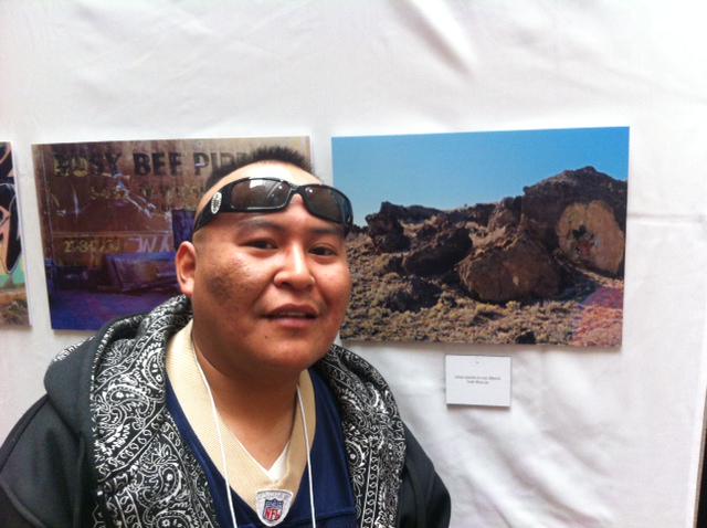cucnais's tweet photo. Tribe's Eye: Gallery Exhibition @ CIRES Atrium #CUBoulder #cucnais #Dine_College http://t.co/Bo31DZfVUB