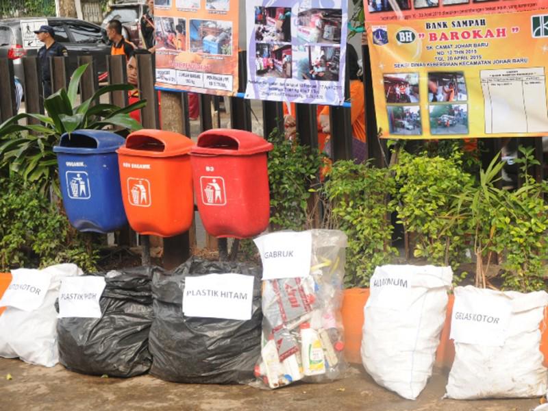 POTRET JAKARTA: Sampah-sampah pilah yang berhasil dikumpulkan (24/4)
